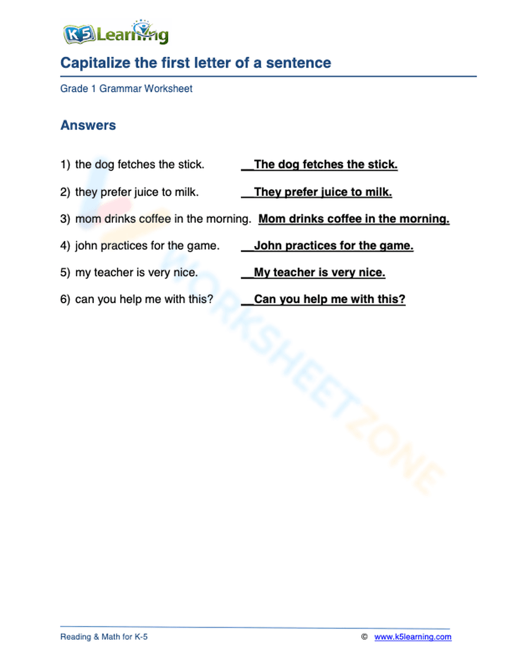 Capitalize the first letter of a sentence 1 - Page 2