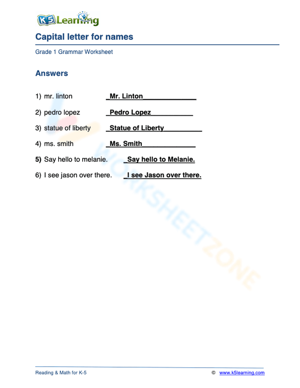 Capital letter for names 1 - Page 2