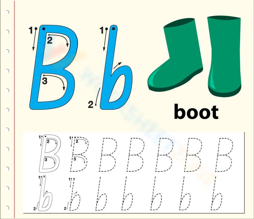 B is for Boot: Discovering the Letter B - Page 1