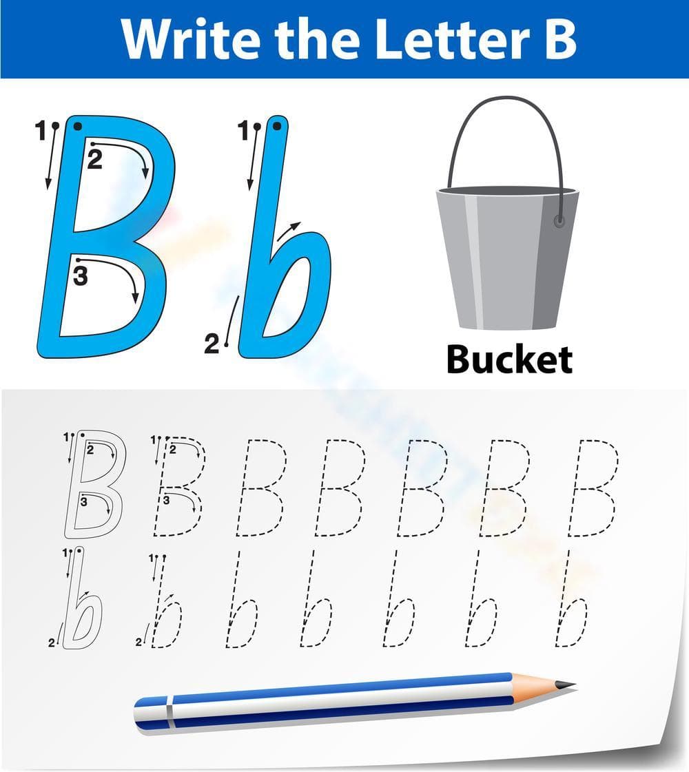 B is for Bucket: A Fun Letter B Activity - Page 1