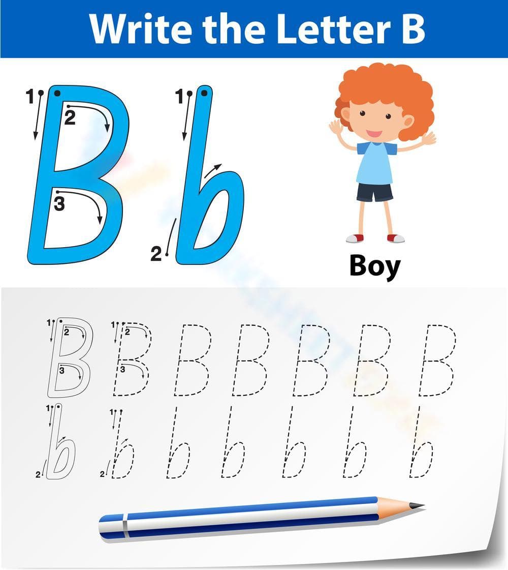 B is for Boy: Discovering the Letter B - Page 1