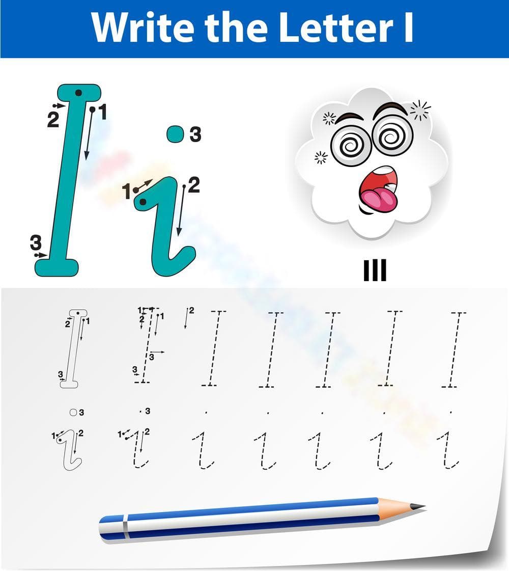 How to Write Letter I Correctly - Page 1