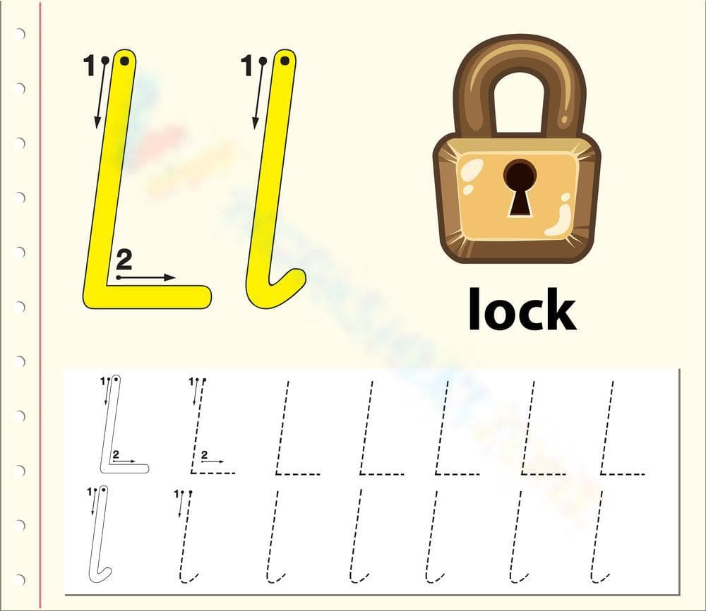 L is for Lock: Everyday Objects and Letters - Page 1