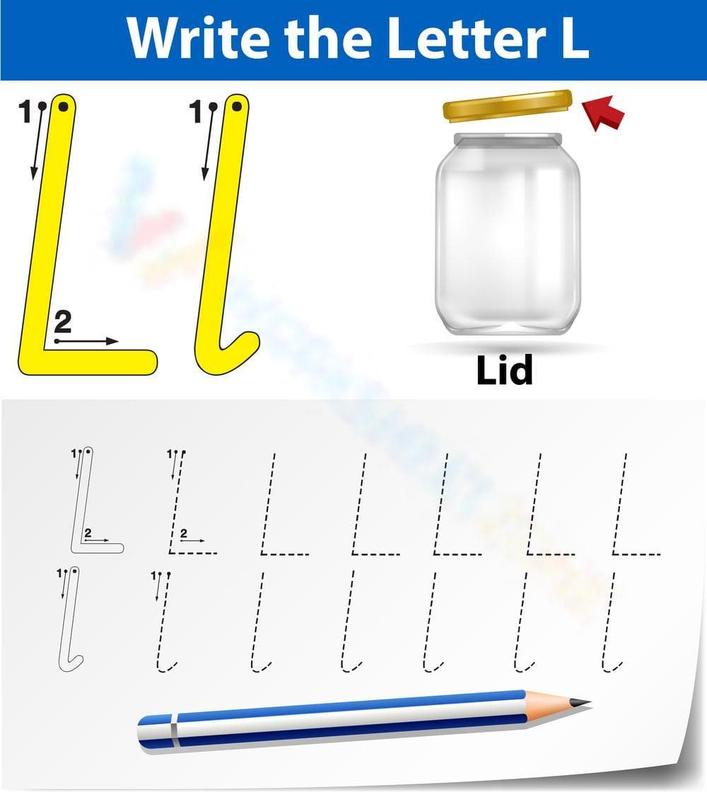 L is for Lid: Understanding Initial Sounds - Page 1