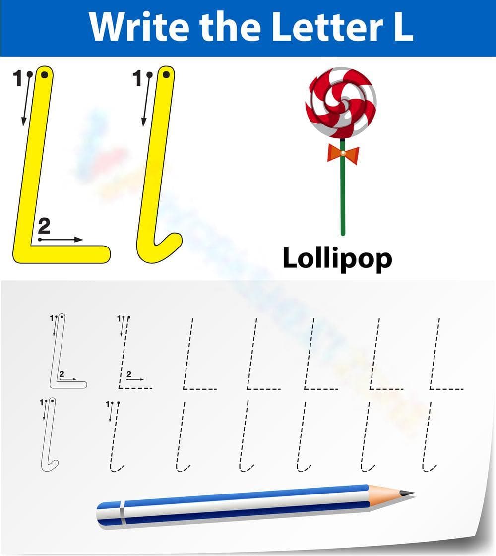 L is for Lollipop: Sweet Alphabet Learning - Page 1