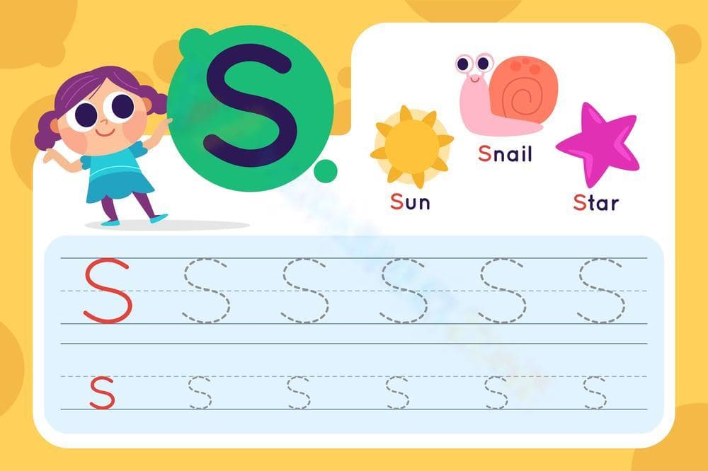 Practice the Letter S with this Worksheet - Page 1