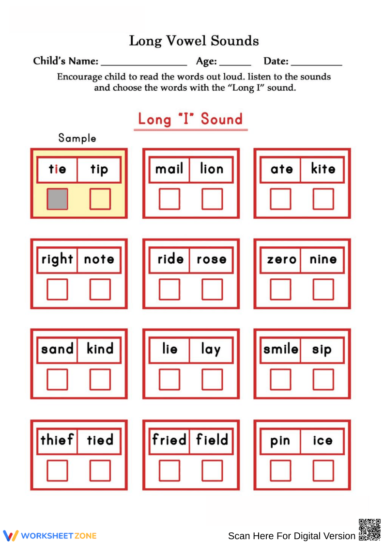Sight Words Practice Worksheet - Page 1