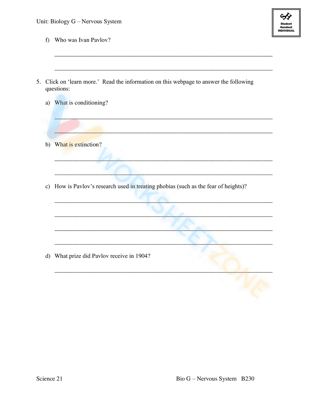 AN INTRODUCTION TO THE NERVOUS SYSTEM - Page 48