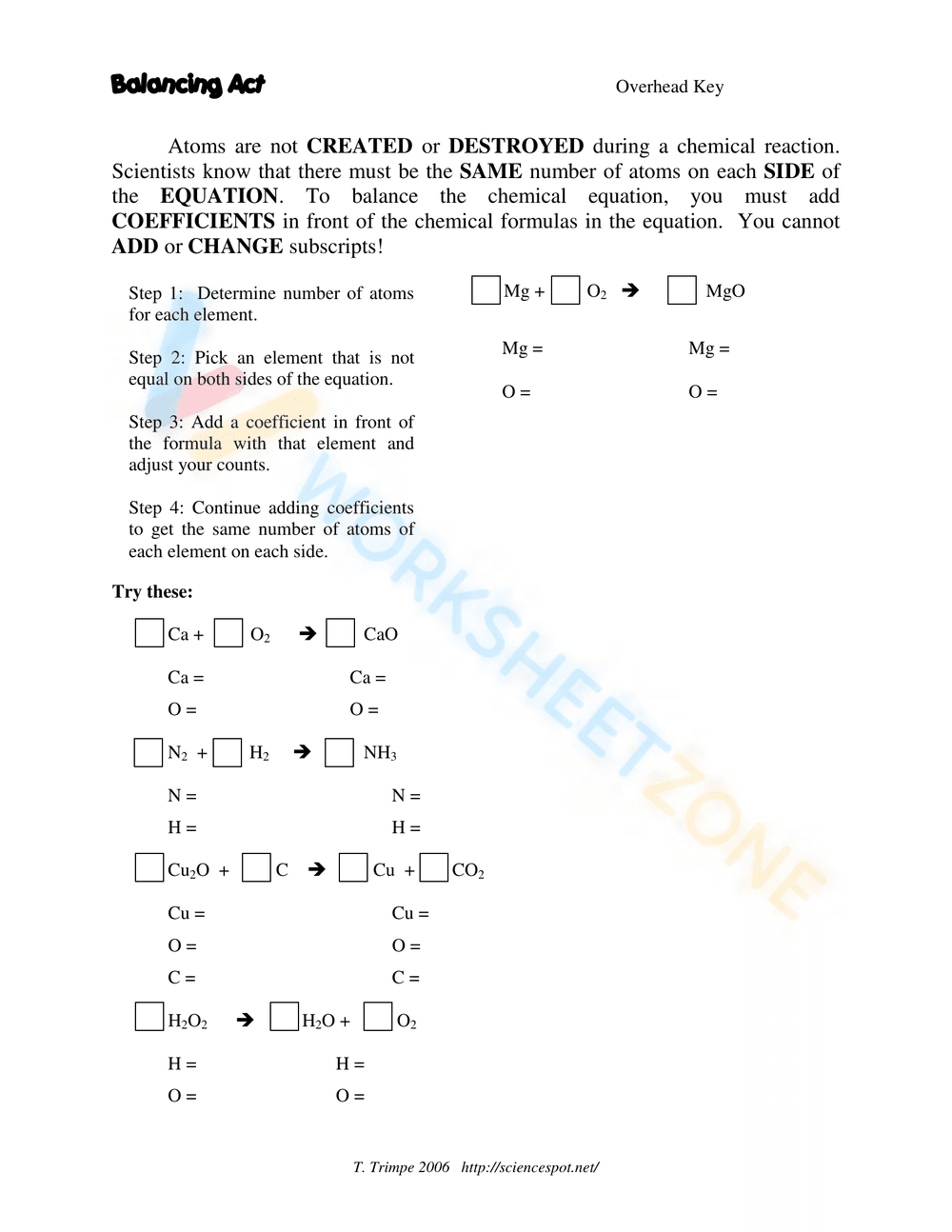 Master Problem Solving with the Balancing Act Worksheet - Page 3