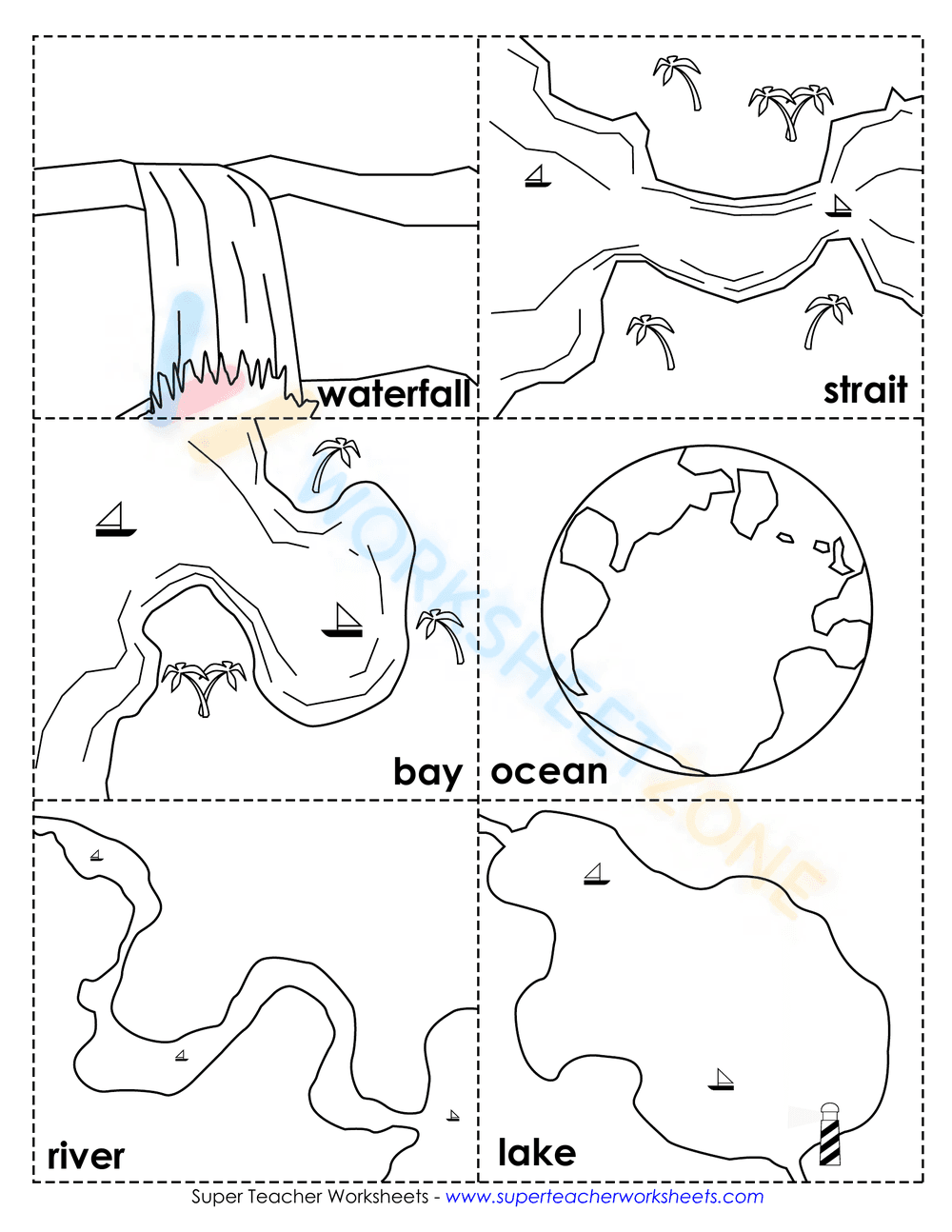 Body of water cards - Page 2
