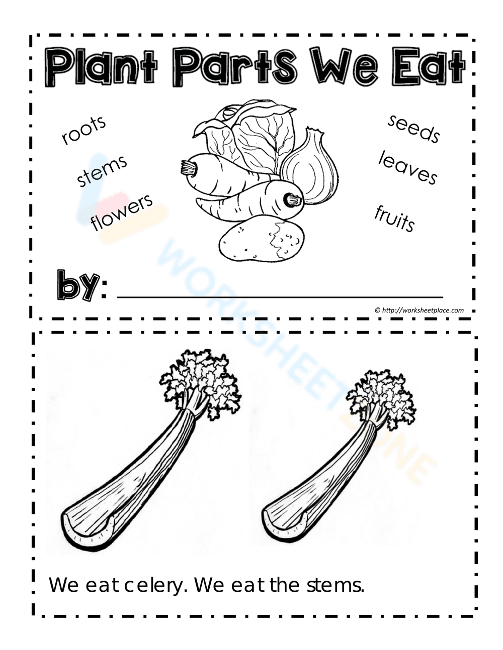Booklet for Plants we Eat - Page 1
