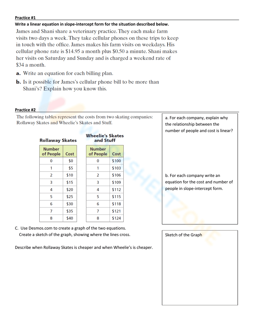 Concept 7: Writing Linear Equations - Page 5