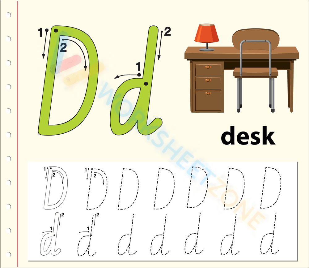 D is for Desk - Page 1