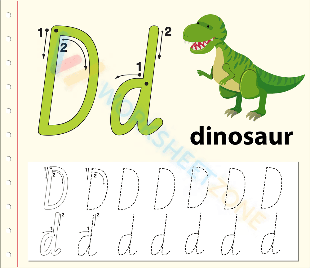 D is for Dinosaur - Page 1