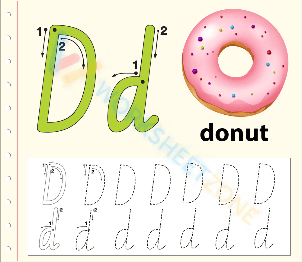D is for Donut - Page 1