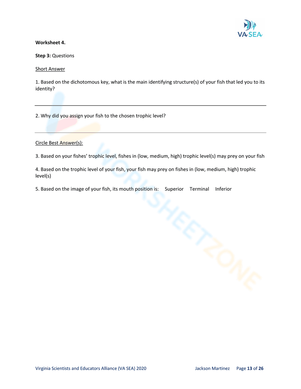 DICHOTOMOUS KEYS - AN ESSENTIAL TOOL FOR FISH DETECTIVES - Page 15