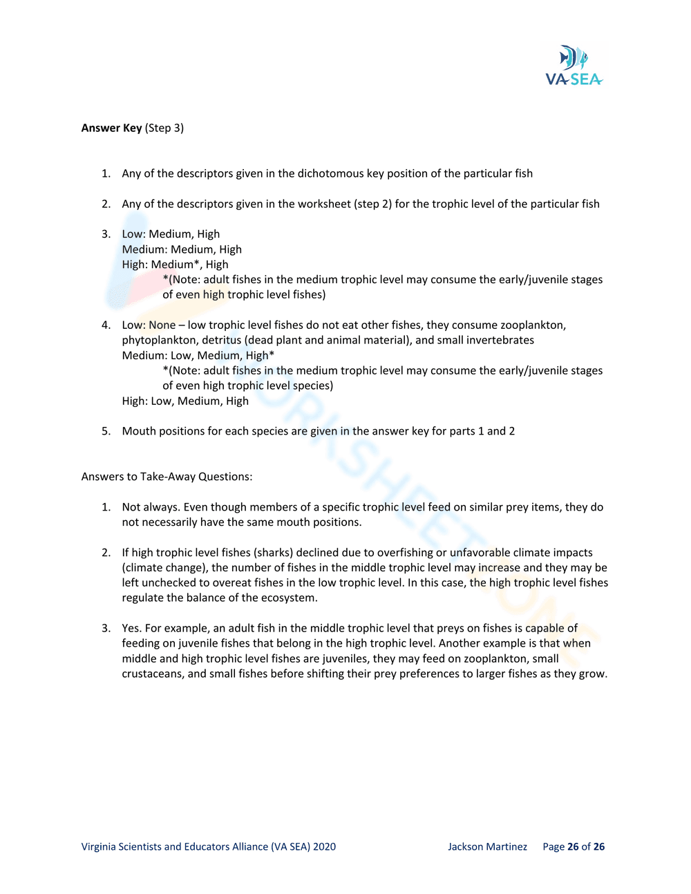DICHOTOMOUS KEYS - AN ESSENTIAL TOOL FOR FISH DETECTIVES - Page 28