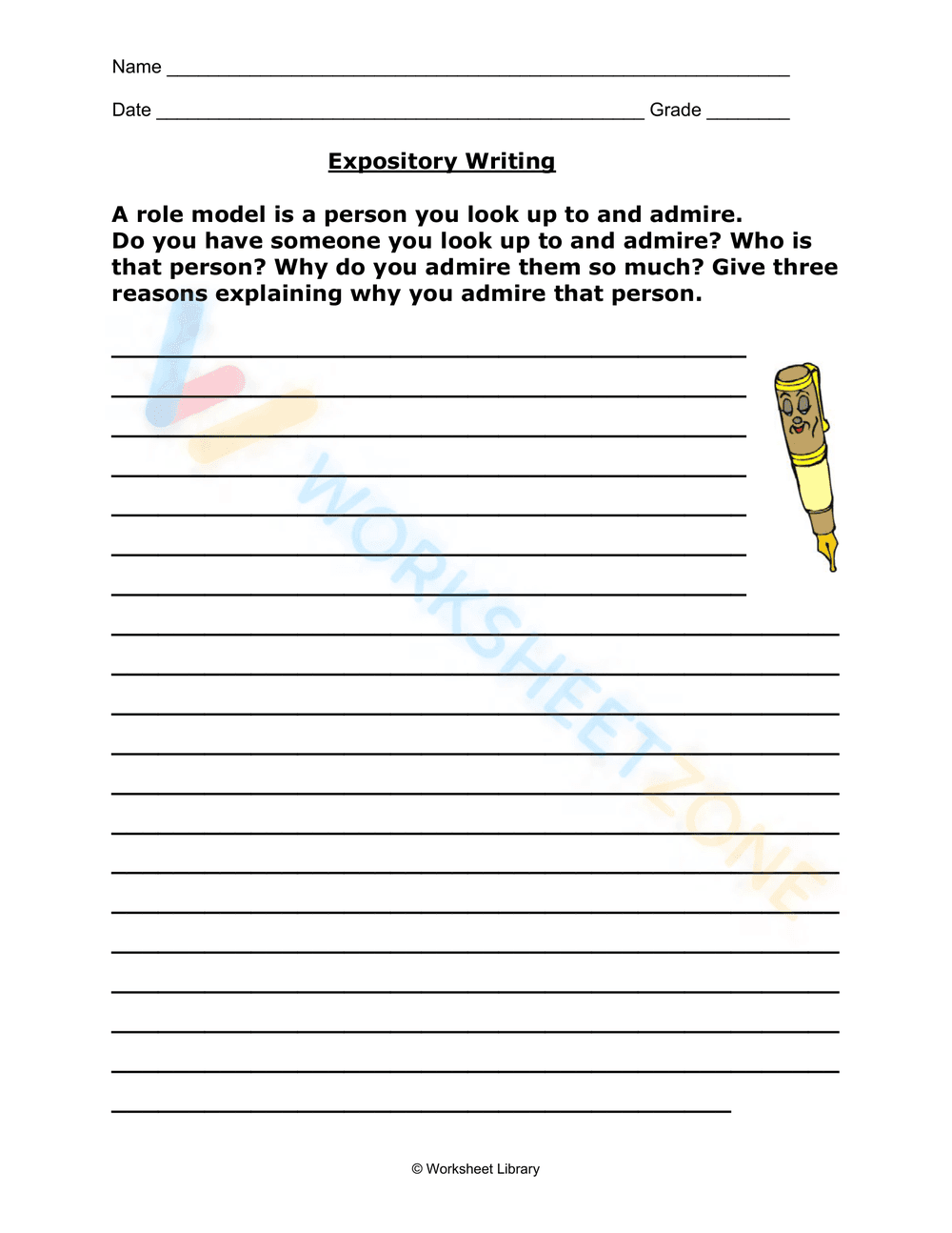expository writing worksheets pdf 10 - Page 1