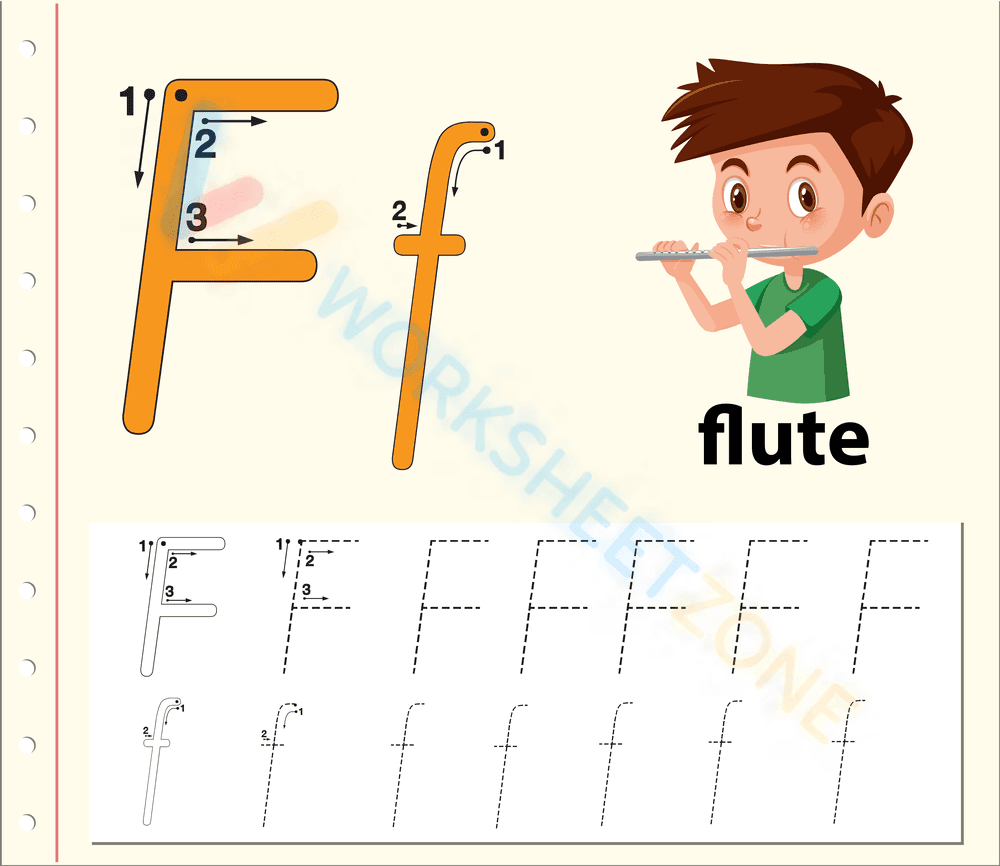 F is for Flute - Page 1