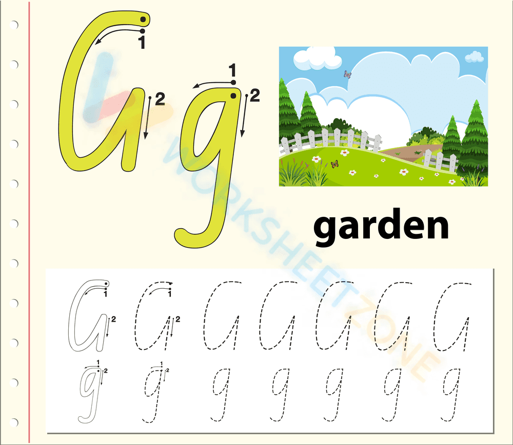 G is for Garden - Page 1