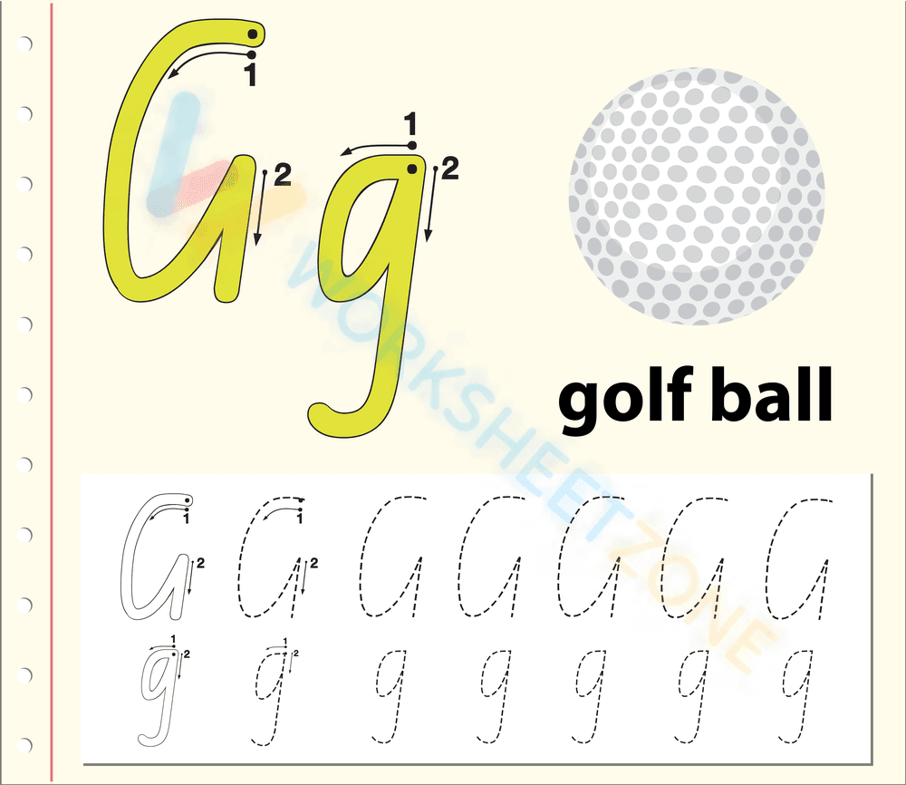 G is for Golf Ball - Page 1