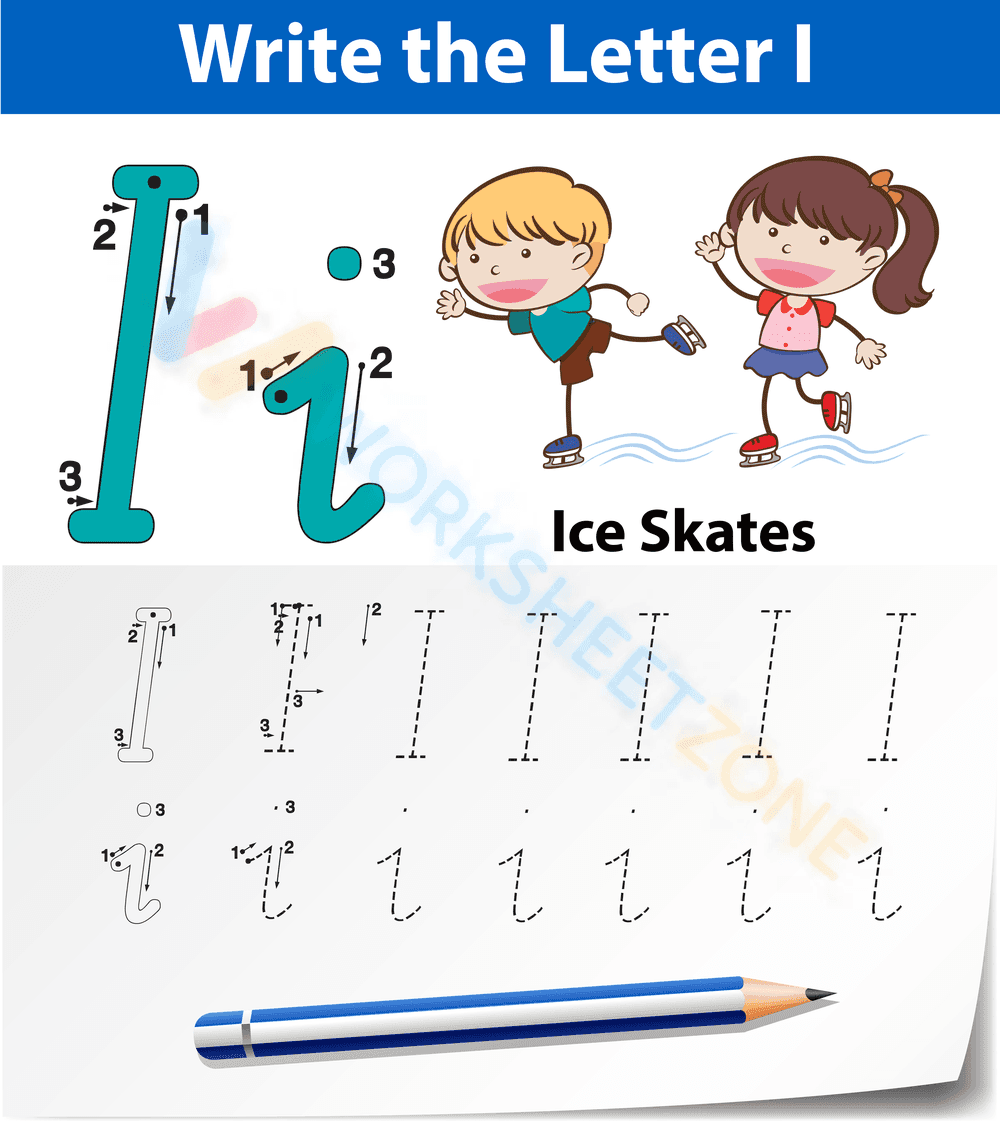 I is for Ice Skate - Page 1