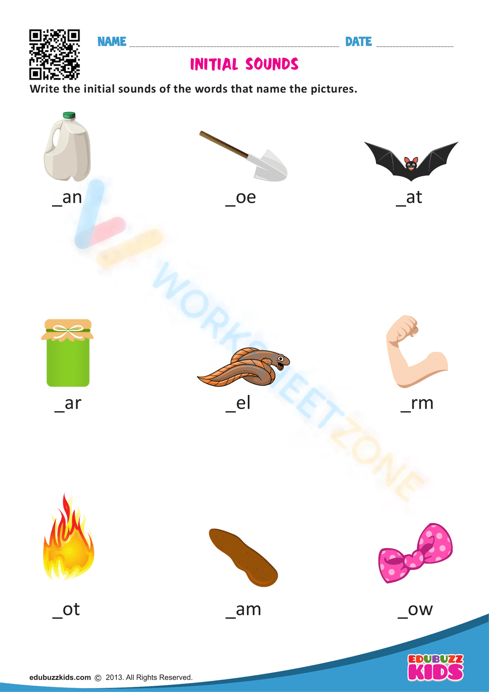 Initial sounds - Page 1