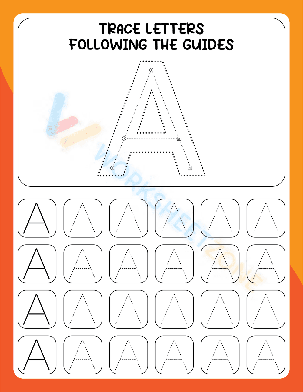 letter a beginning sound worksheets 13 - Page 1