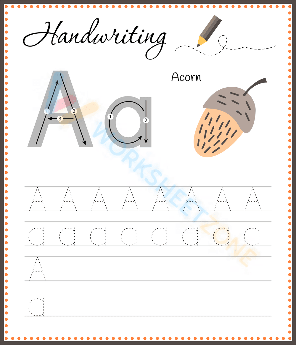 letter a beginning sound worksheets 16 - Page 1