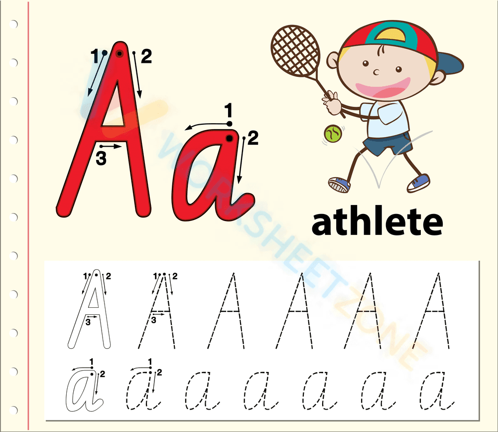 letter a beginning sound worksheets 24 - Page 1
