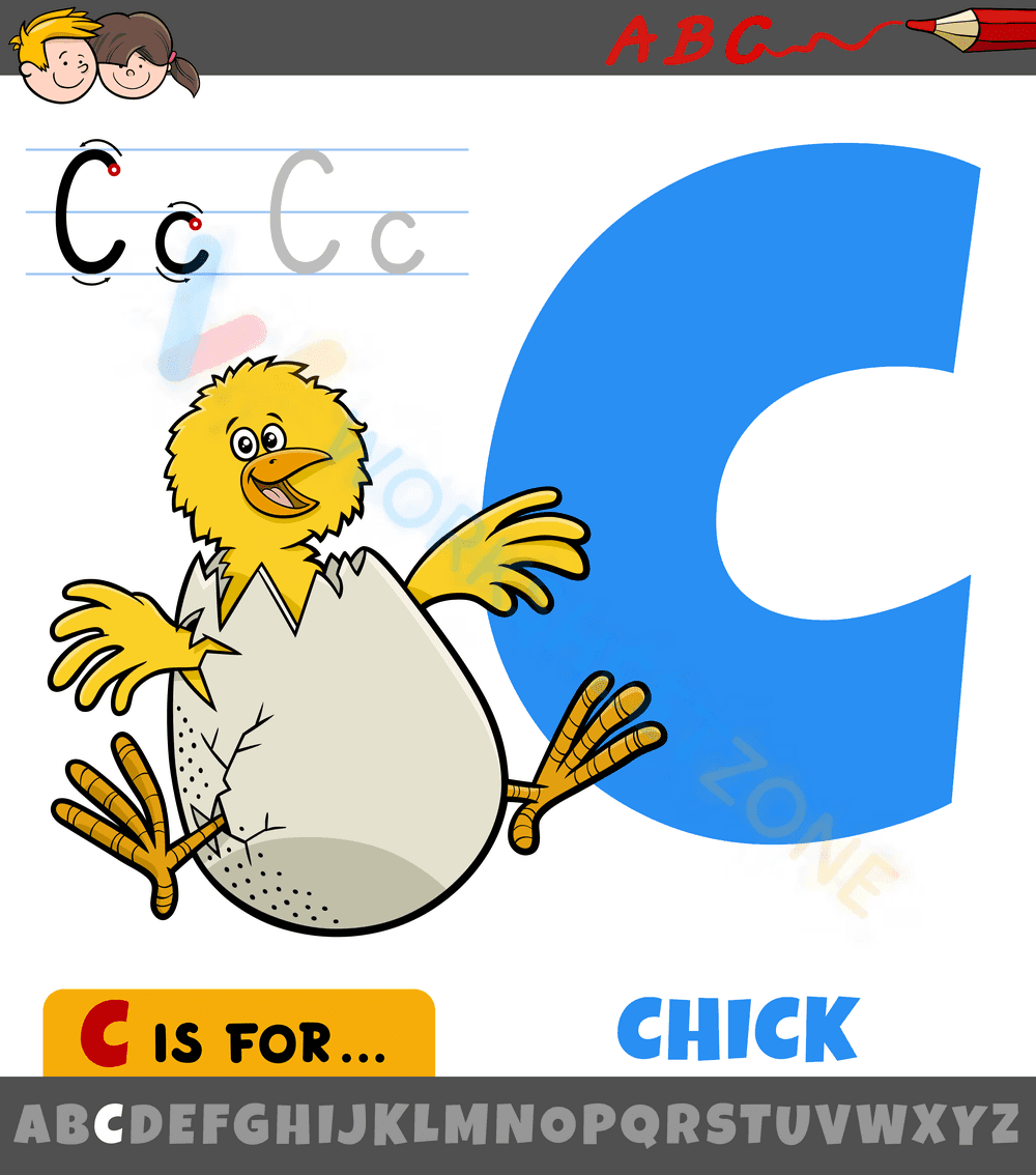 letter c beginning sound worksheets 11 - Page 1