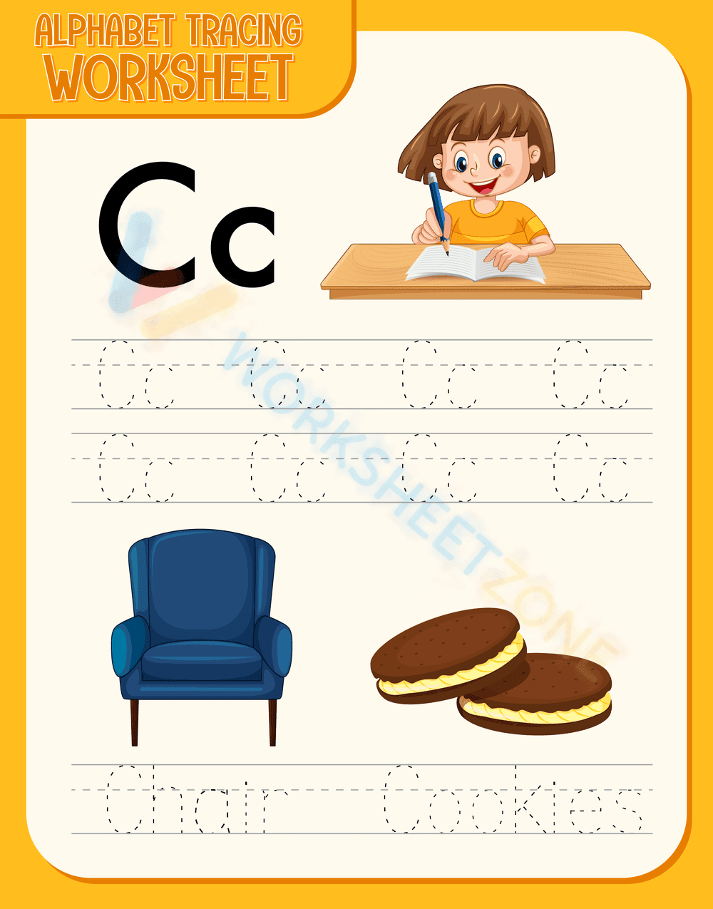 letter c beginning sound worksheets 20 - Page 1