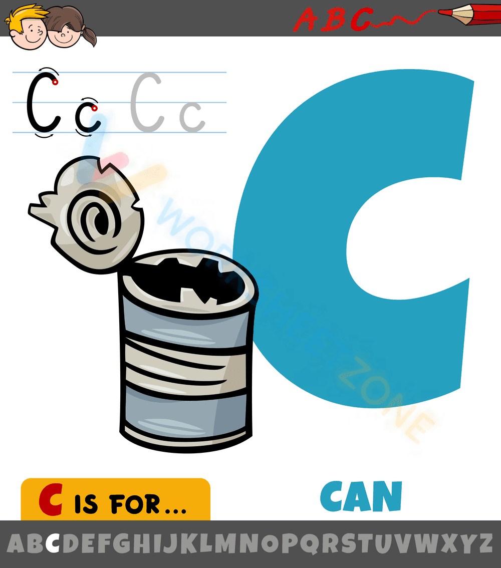 letter c beginning sound worksheets 6 - Page 1