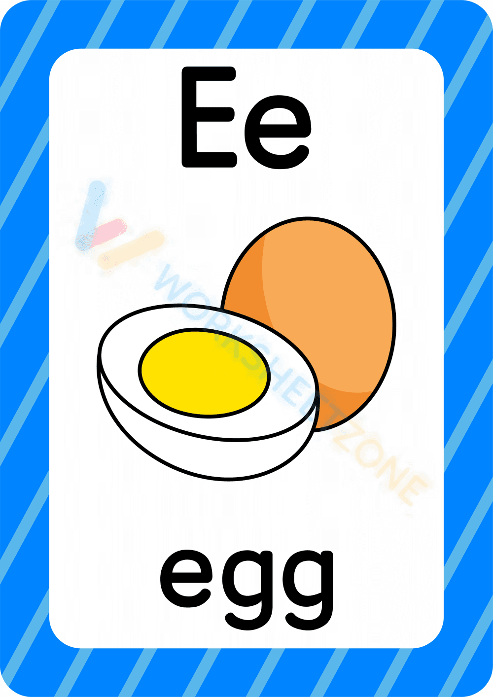 letter e beginning sound worksheets 12 - Page 1