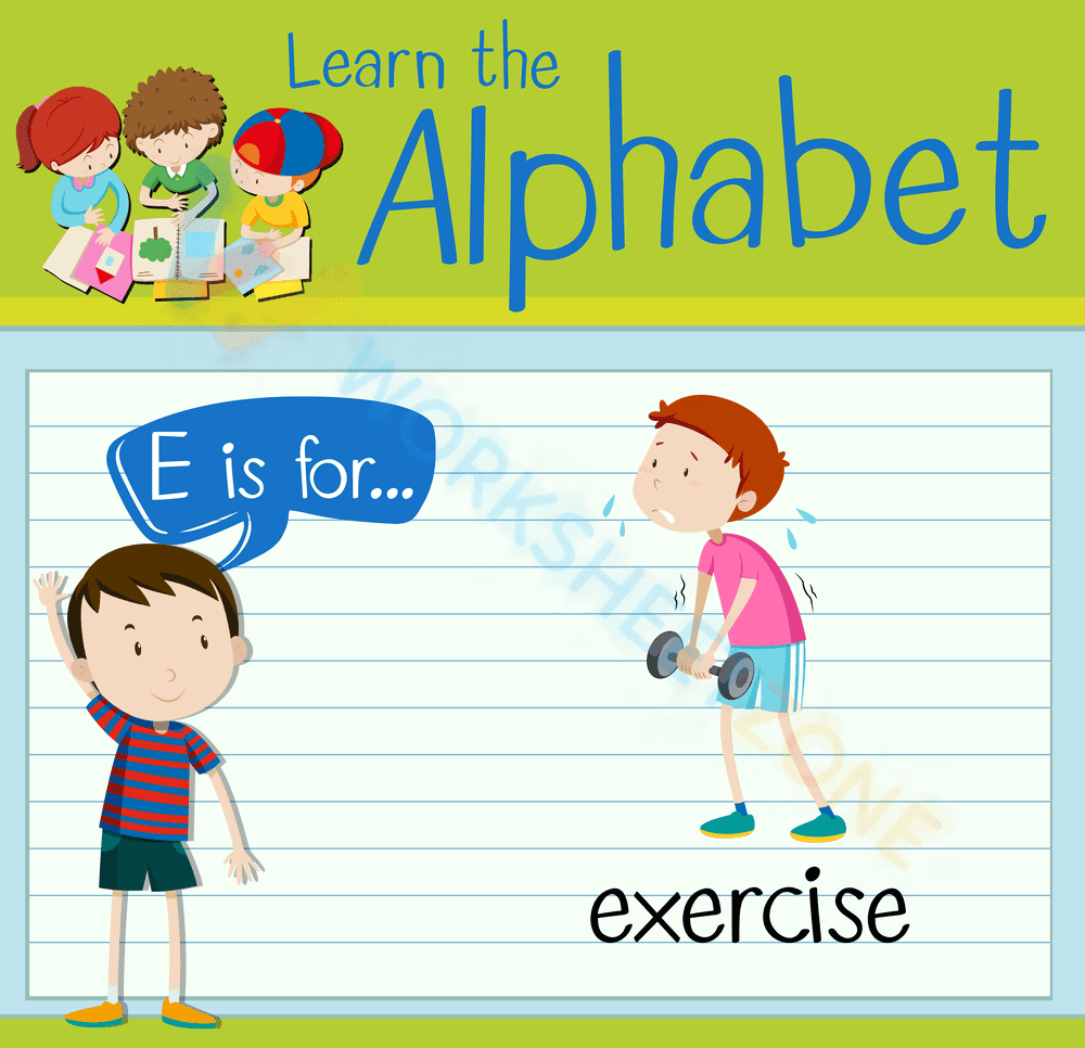 letter e beginning sound worksheets 30 - Page 1