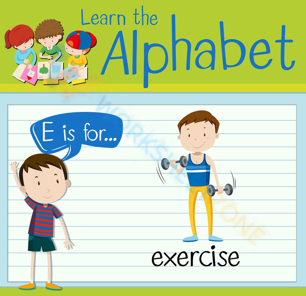 letter e beginning sound worksheets 31 - Page 1