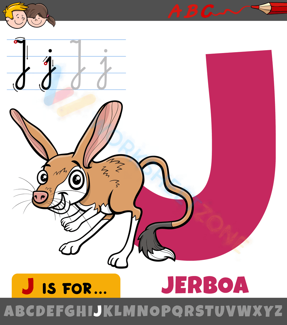 letter j beginning sound worksheets 10 - Page 1