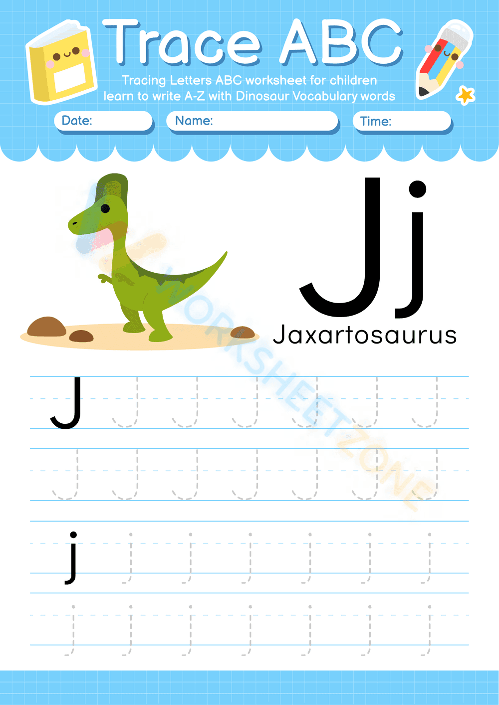 letter j beginning sound worksheets 24 - Page 1