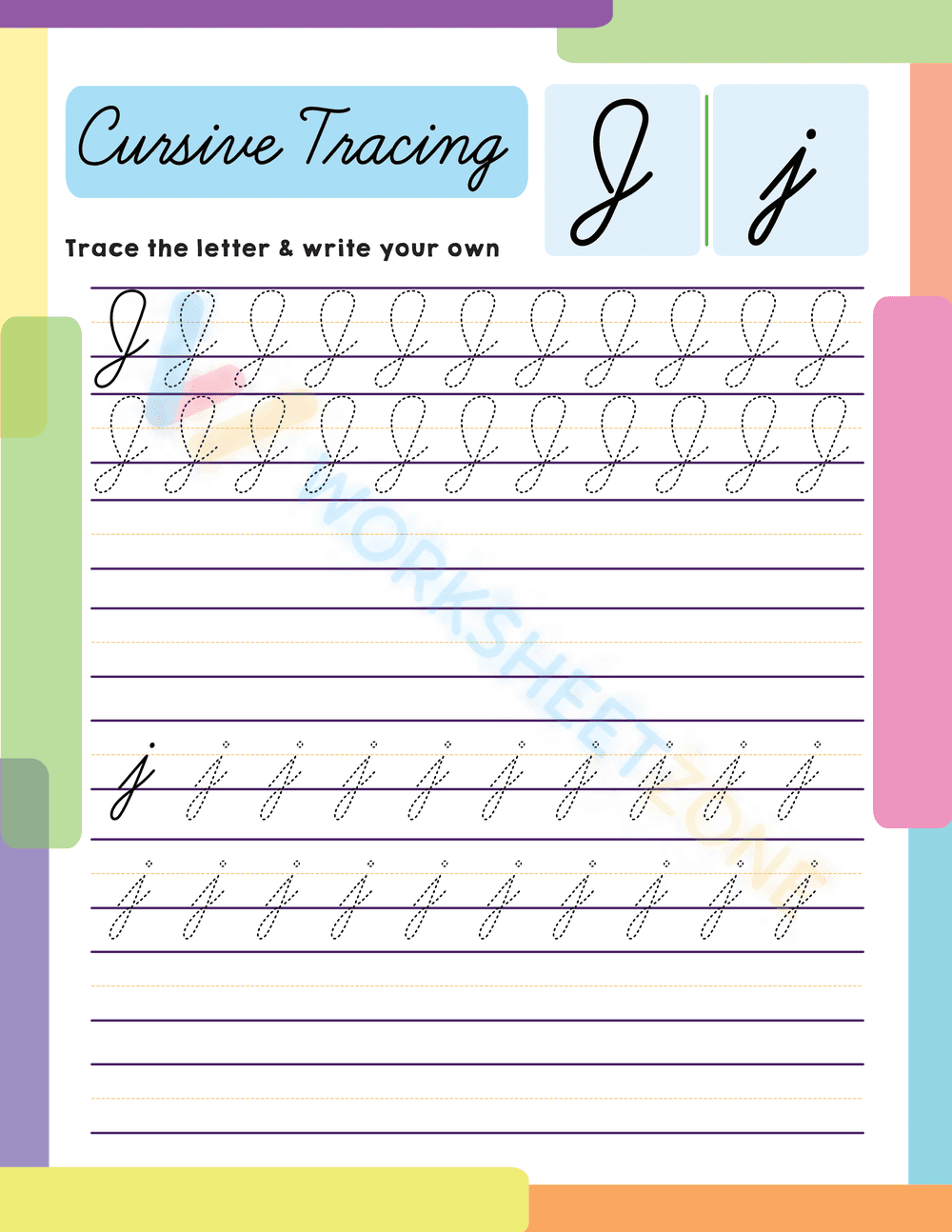 letter j beginning sound worksheets 46 - Page 1