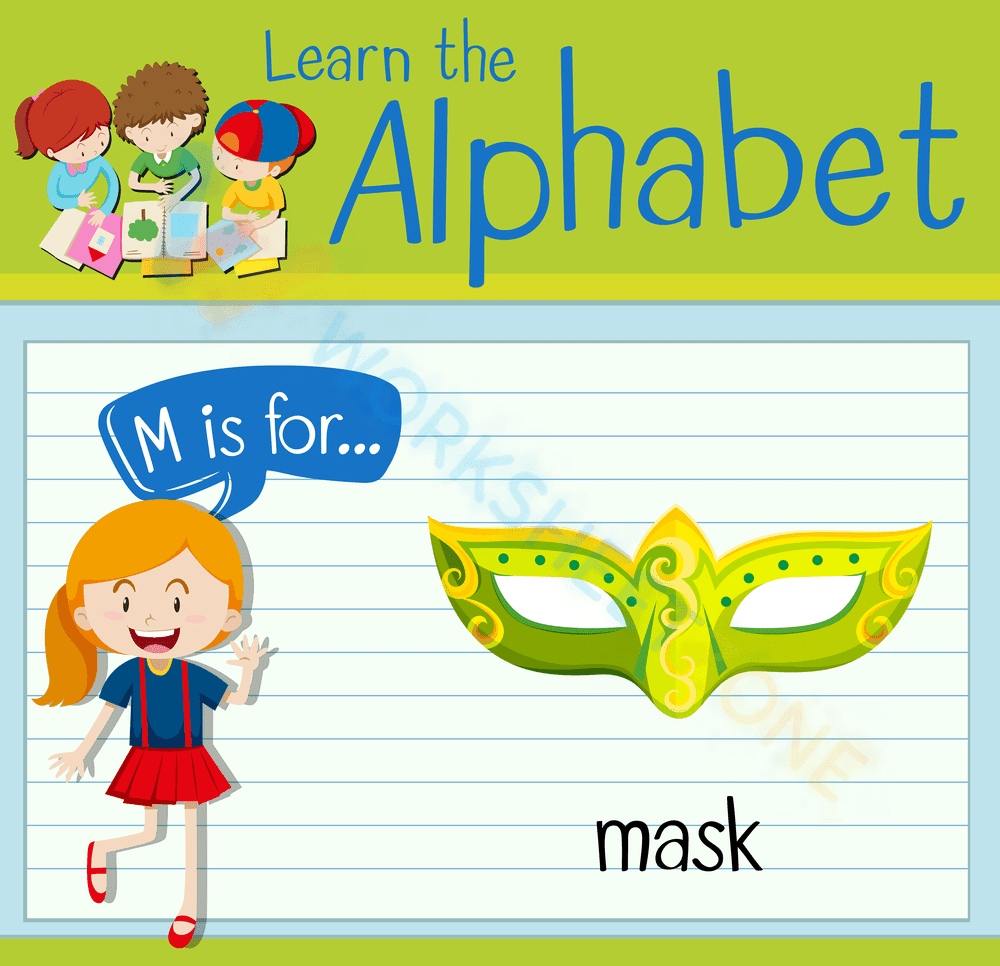 letter m beginning sound worksheets 12 - Page 1