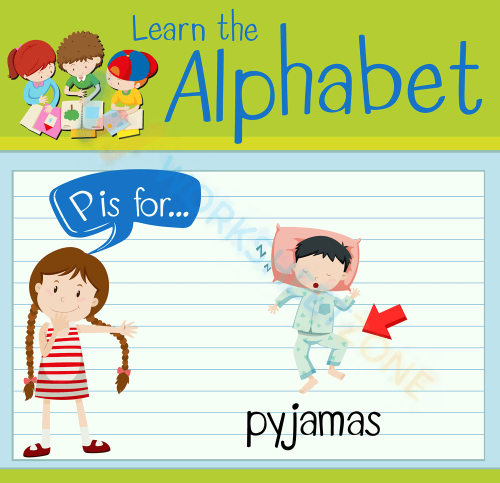letter p beginning sound worksheets 1 - Page 1