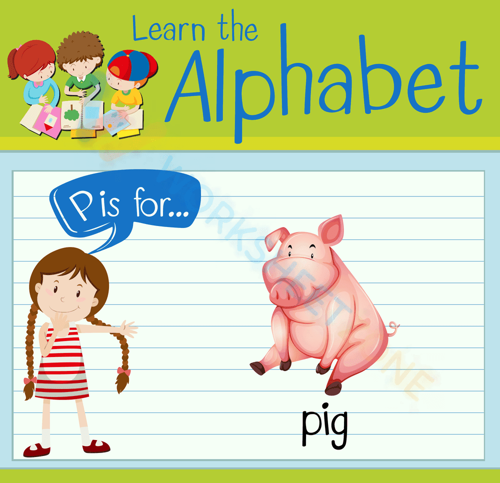 letter p beginning sound worksheets 10 - Page 1