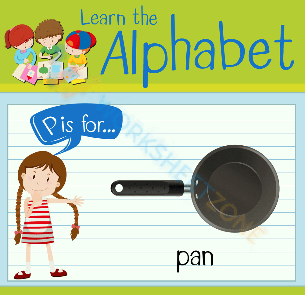 letter p beginning sound worksheets 6 - Page 1