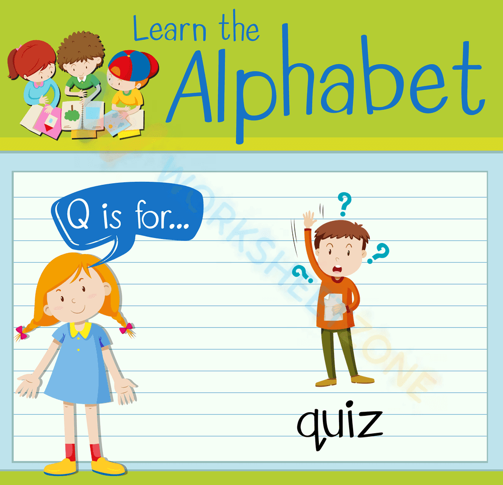 letter q beginning sound worksheets 8 - Page 1