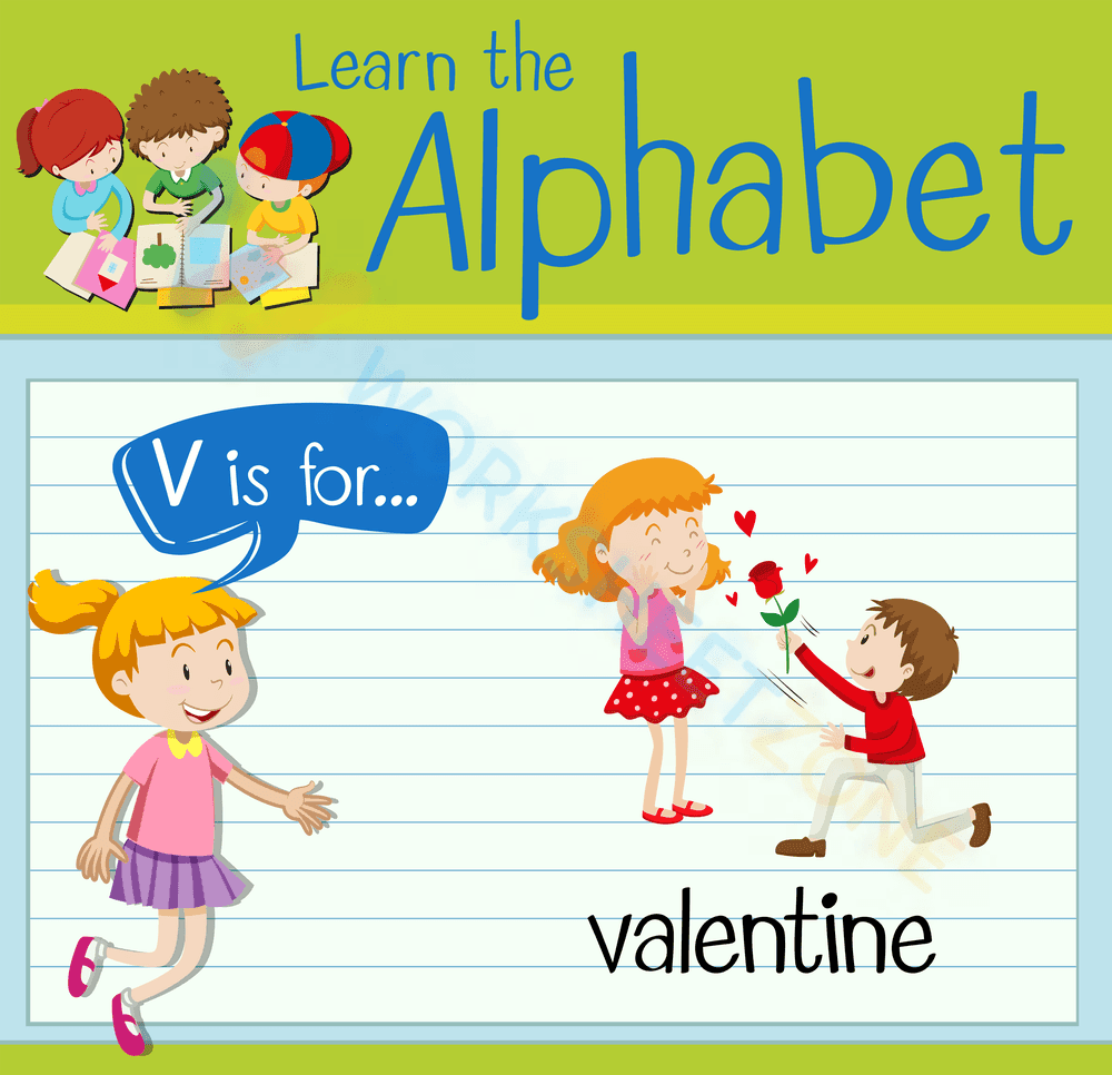 letter v beginning sound worksheets 5 - Page 1