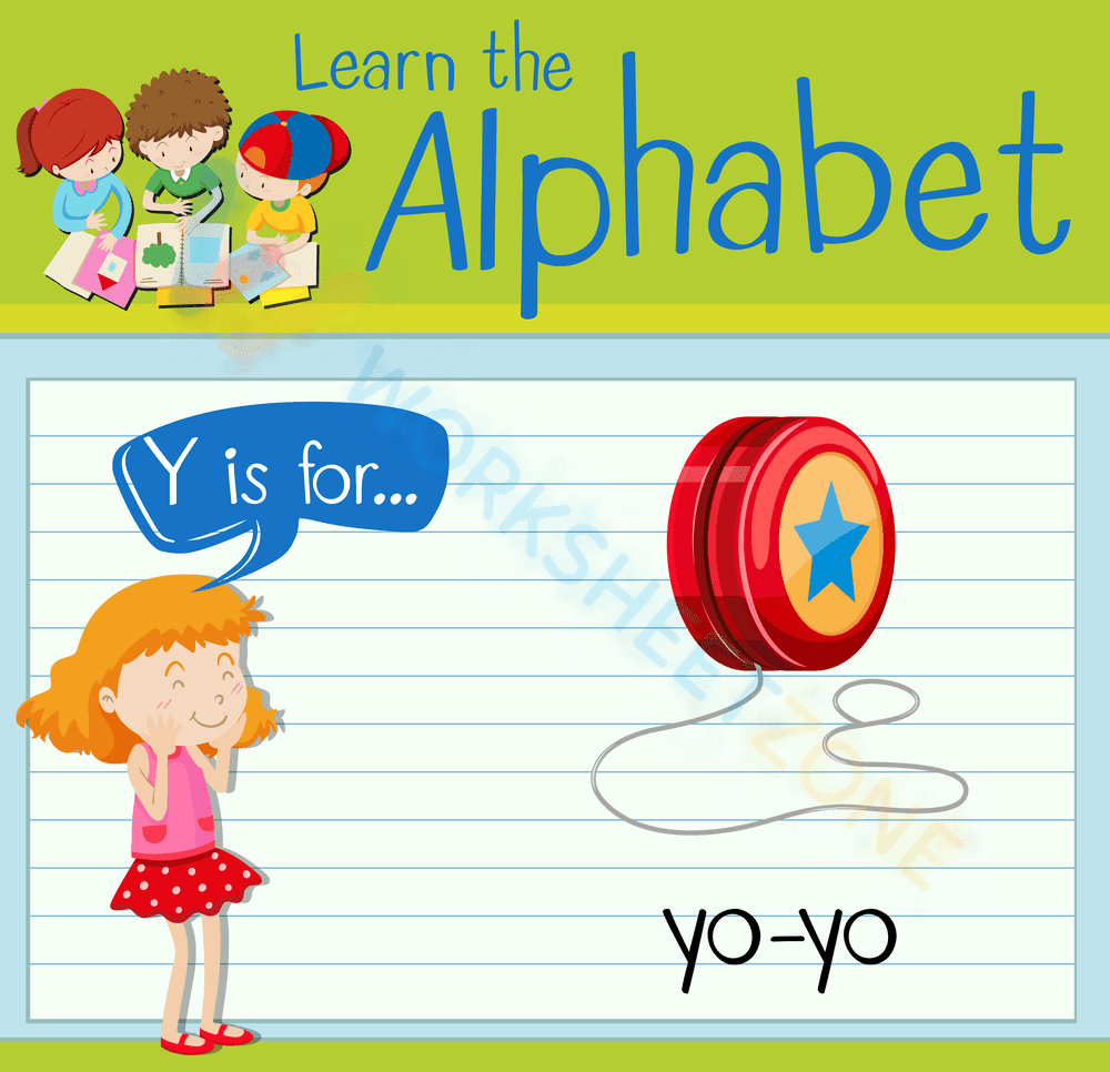 letter y beginning sound worksheets 4 - Page 1