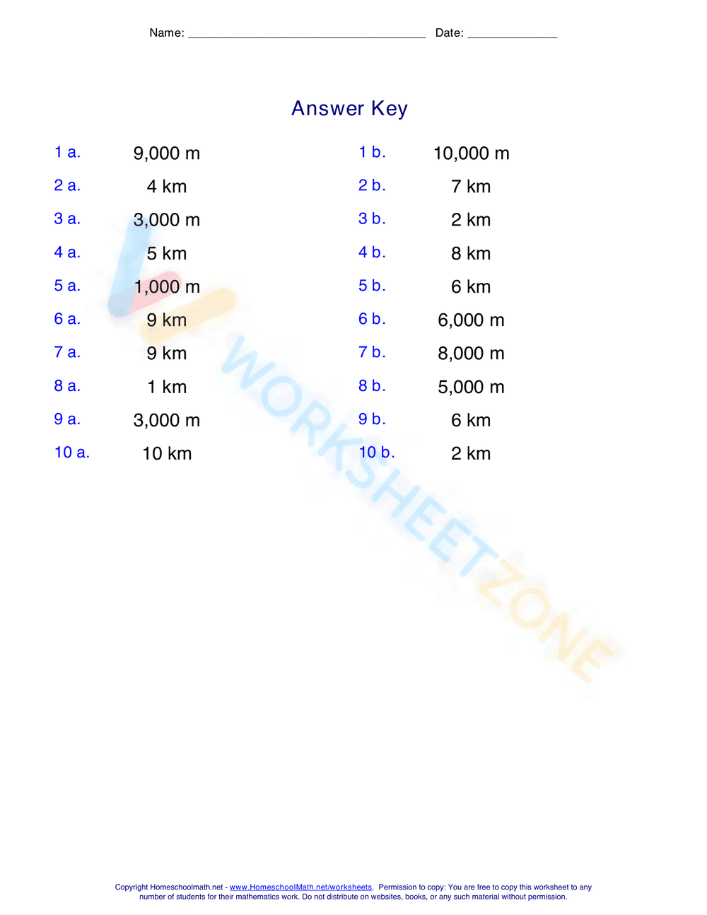 Measuring Units Worksheet 3 - Page 2