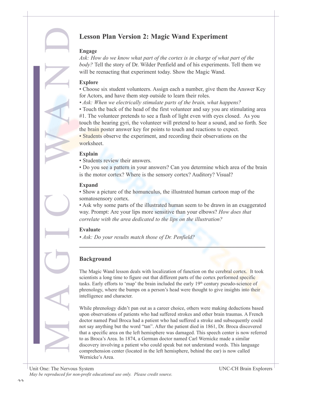 THE NERVOUS SYSTEM BOOKLET - Page 20