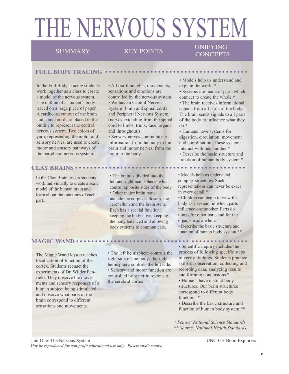 THE NERVOUS SYSTEM BOOKLET - Page 3