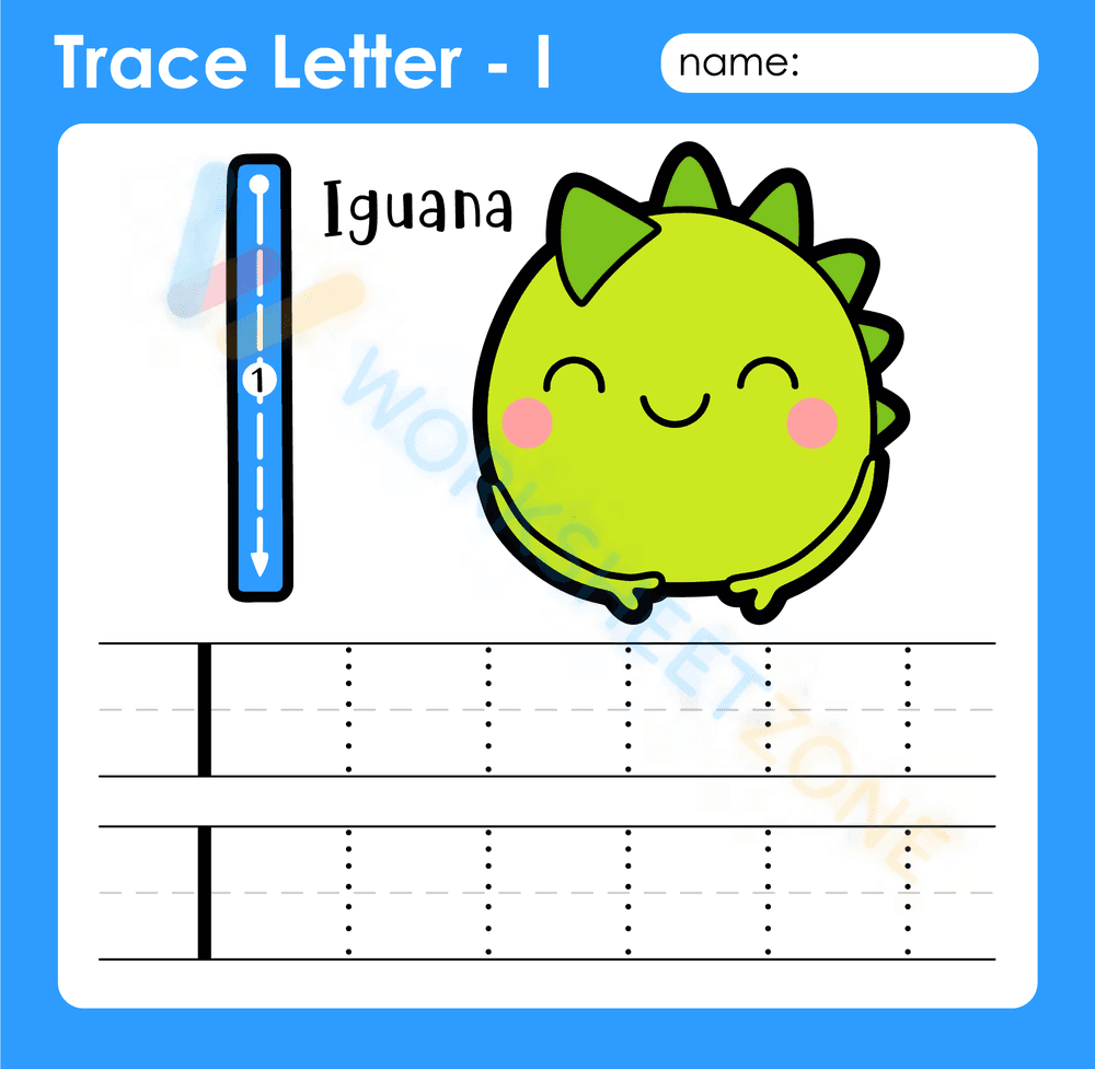 Trace letter - I - Page 1